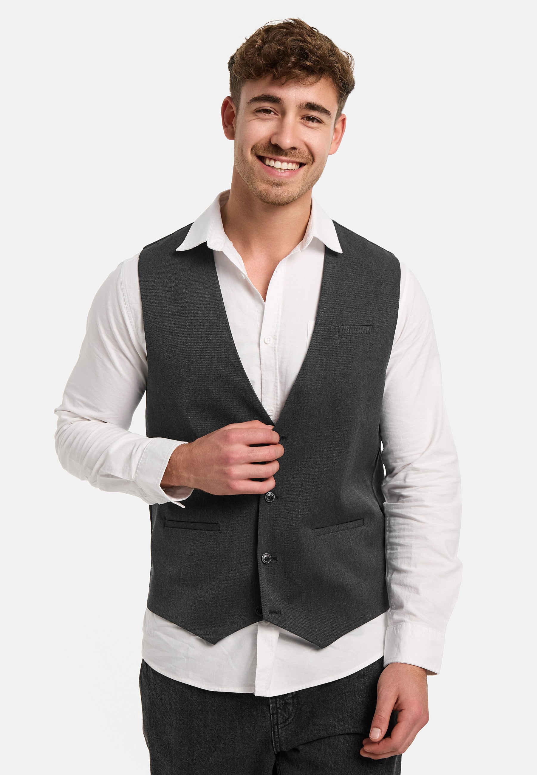 Anzugweste Nikolaj Plain Produktbild