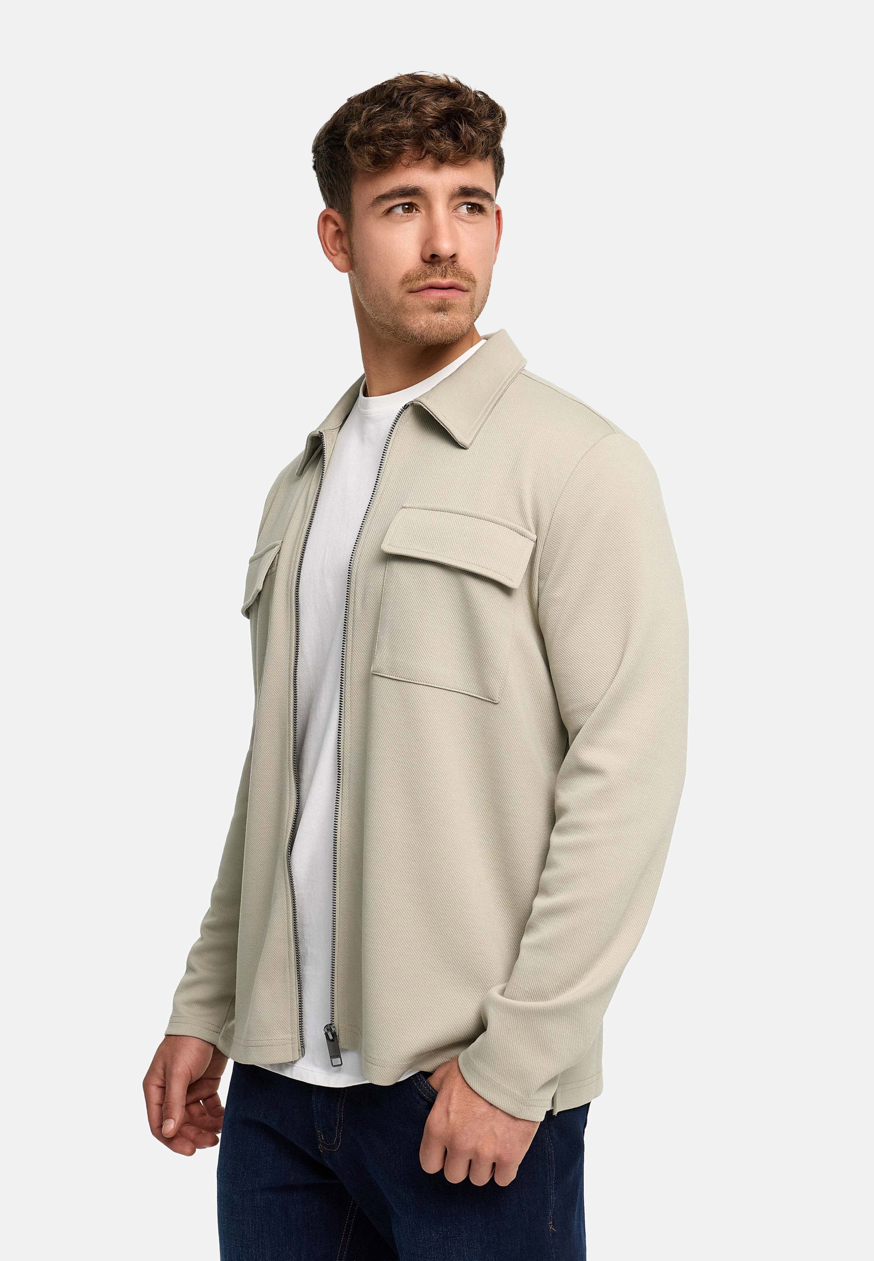 Hemd Langarm INNezzo Zip Shirt Produktbild