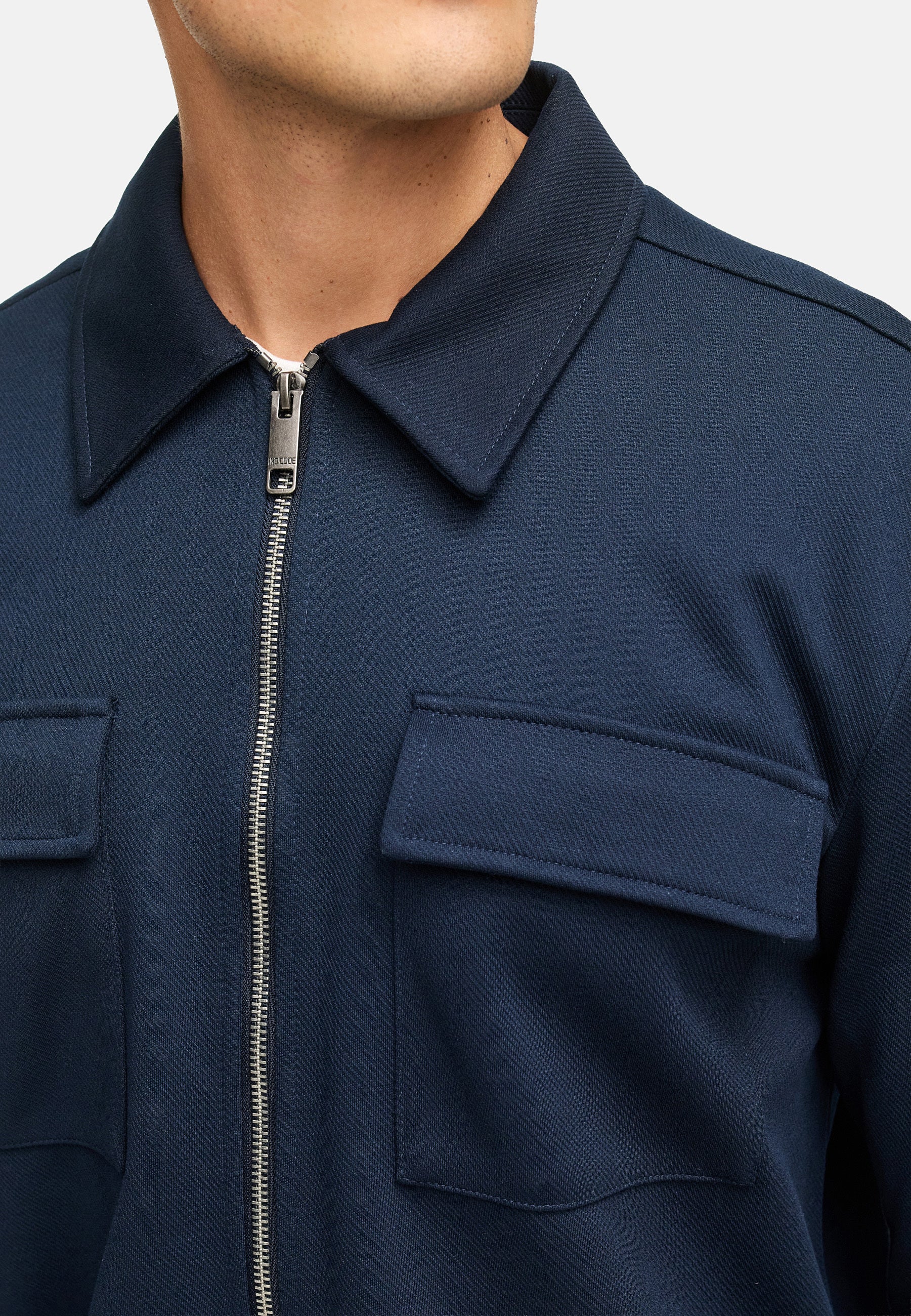Hemd Langarm INNezzo Zip Shirt Produktbild