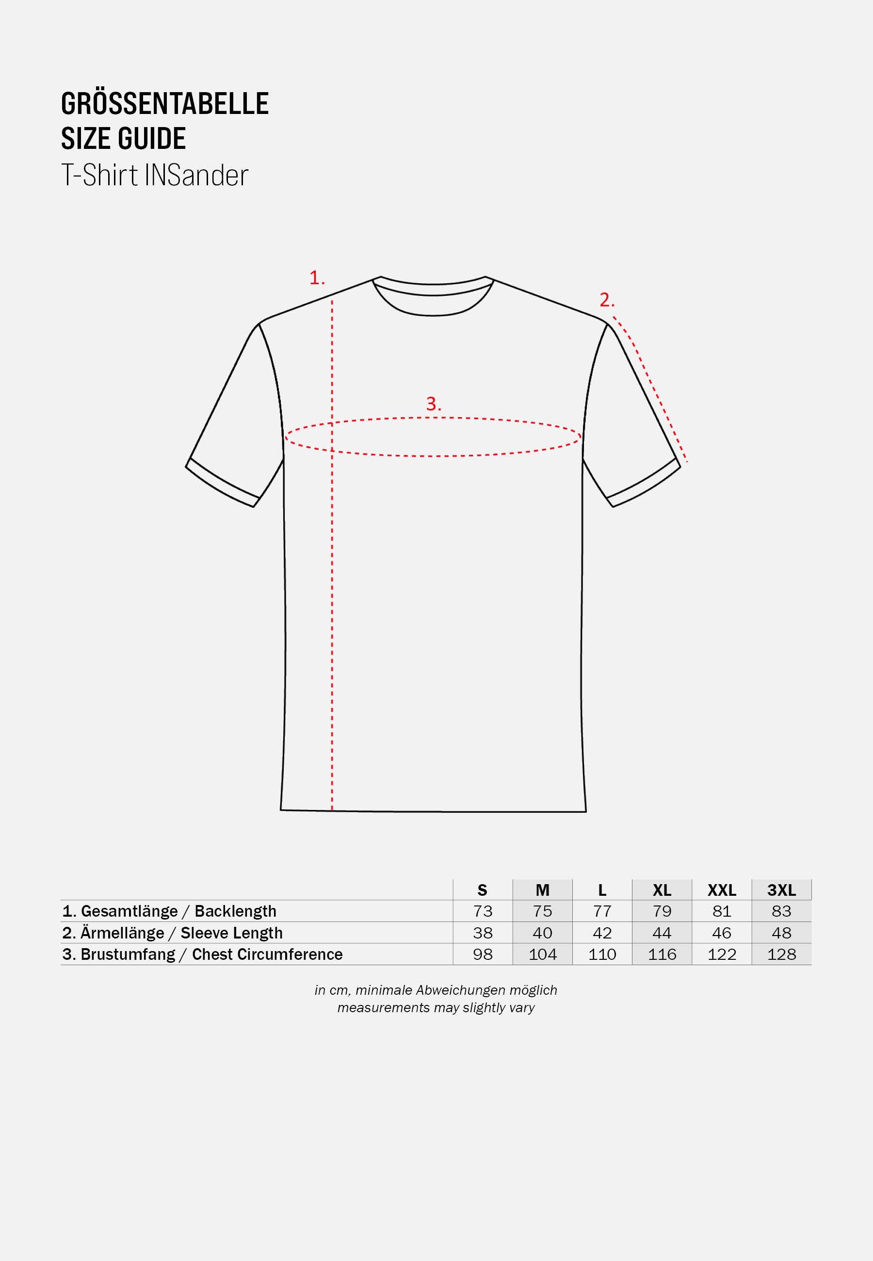 T-Shirt INSander Produktbild