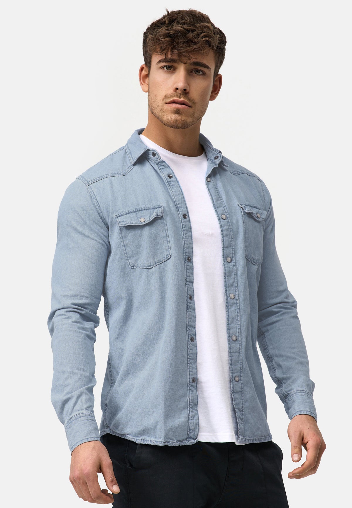 Chemise manches longues Mike