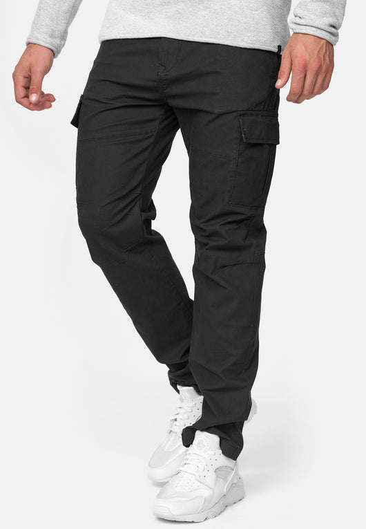 Indicode Men's Mathews Cotton 8 Pocket Cargo Trousers