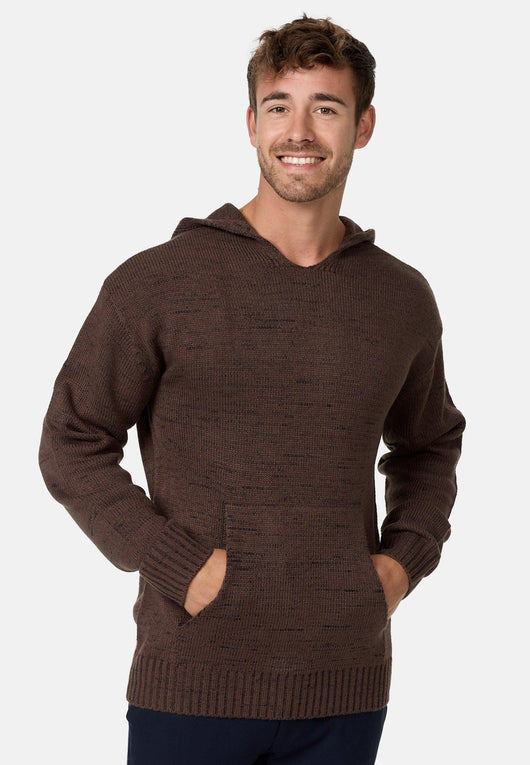 Indicode Herren INLedger Strickpullover mit Kapuze - INDICODE