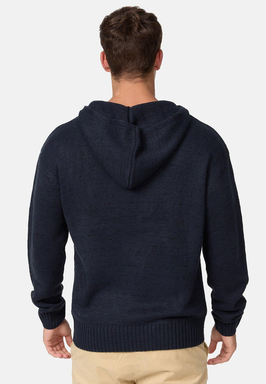 Indicode Herren INLedger Strickpullover mit Kapuze - INDICODE