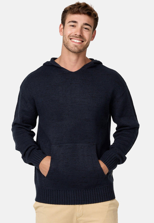 Indicode Herren INLedger Strickpullover mit Kapuze - INDICODE