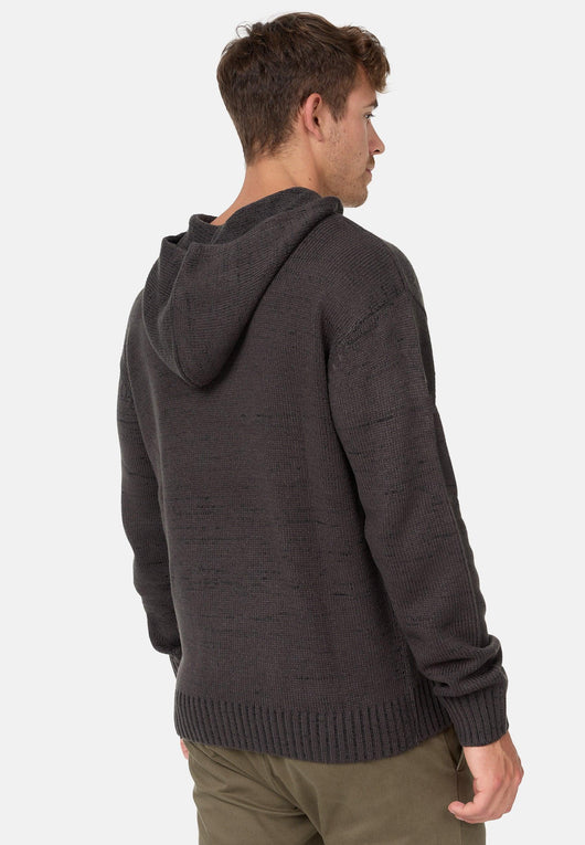 Indicode Herren INLedger Strickpullover mit Kapuze - INDICODE