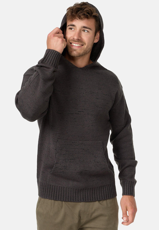 Indicode Herren INLedger Strickpullover mit Kapuze - INDICODE