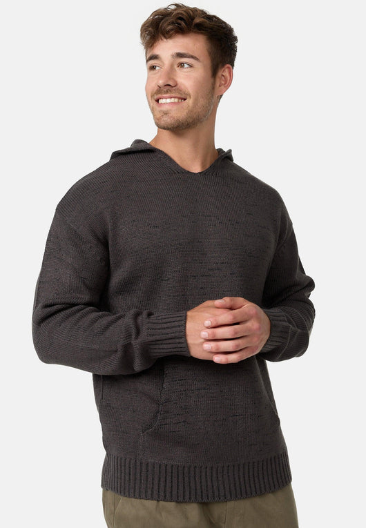 Indicode Herren INLedger Strickpullover mit Kapuze - INDICODE