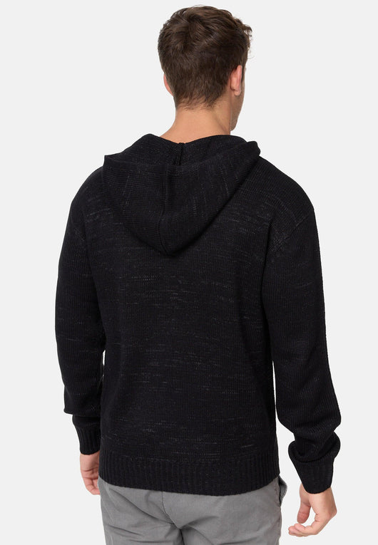 Indicode Herren INLedger Strickpullover mit Kapuze - INDICODE