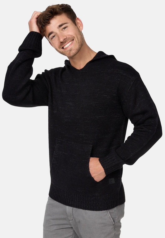 Indicode Herren INLedger Strickpullover mit Kapuze - INDICODE