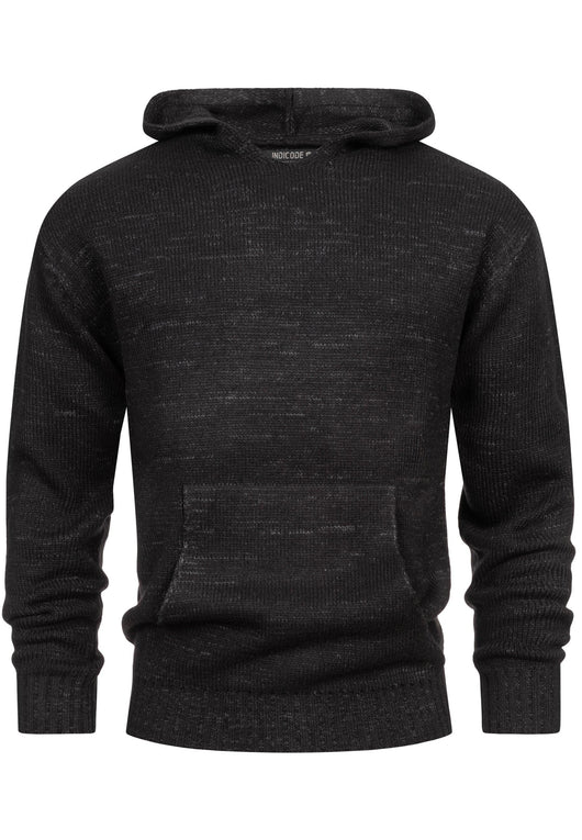 Indicode Herren INLedger Strickpullover mit Kapuze - INDICODE