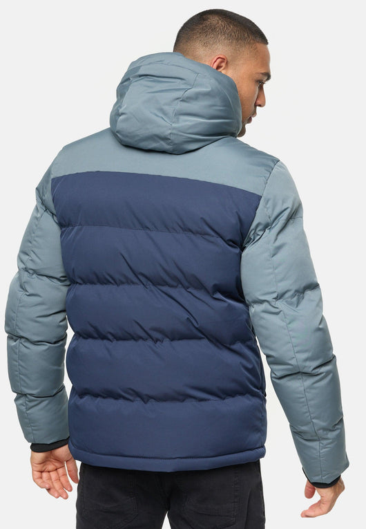 Indicode Herren INAgiotis Winterjacke in Daunenjacken-Optik mit Kapuze - INDICODE