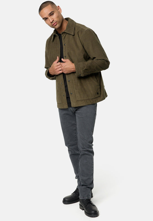 Indicode Herren INKorbits Cordjacke mit Knopfleiste - INDICODE