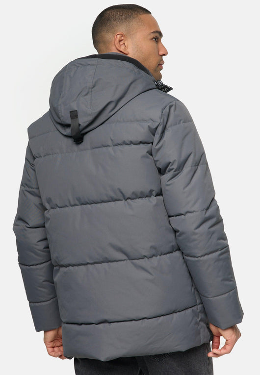 Indicode Herren INWess Steppjacke mit Kapuze - INDICODE