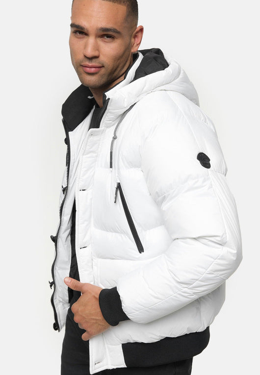 Indicode Herren INPaulix Steppjacke mit Kapuze