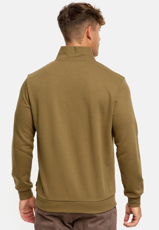 Indicode Herren INBrandt Sweatshirt mit Stehkragen - INDICODE