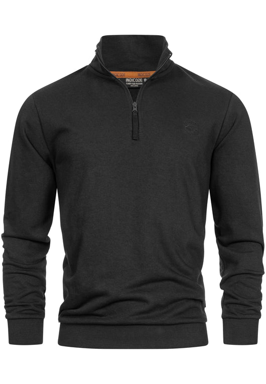 Indicode Herren INBrandt Sweatshirt mit Stehkragen - INDICODE