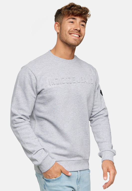 Indicode Herren INAvant Sweatshirt mit Rundhalsausschnitt - INDICODE