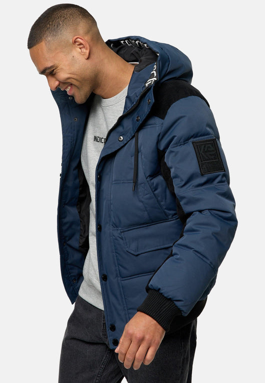 Indicode Herren INJakobe Winterjacke mit Kapuze - INDICODE