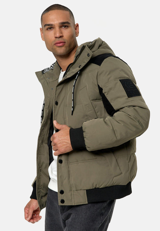 Indicode Herren INJakobe Winterjacke mit Kapuze - INDICODE