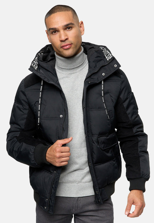 Indicode Herren INJakobe Winterjacke mit Kapuze - INDICODE