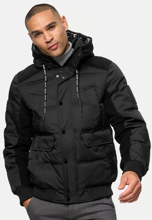 Indicode Herren INJakobe Winterjacke mit Kapuze - INDICODE