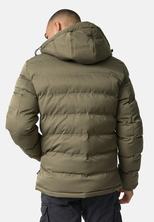 Indicode Herren Nemos Steppjacke mit Kapuze