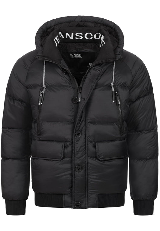 Indicode Herren INPaulix Steppjacke mit Kapuze