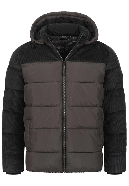 Indicode Herren INLockly Steppjacke mit Kapuze - INDICODE