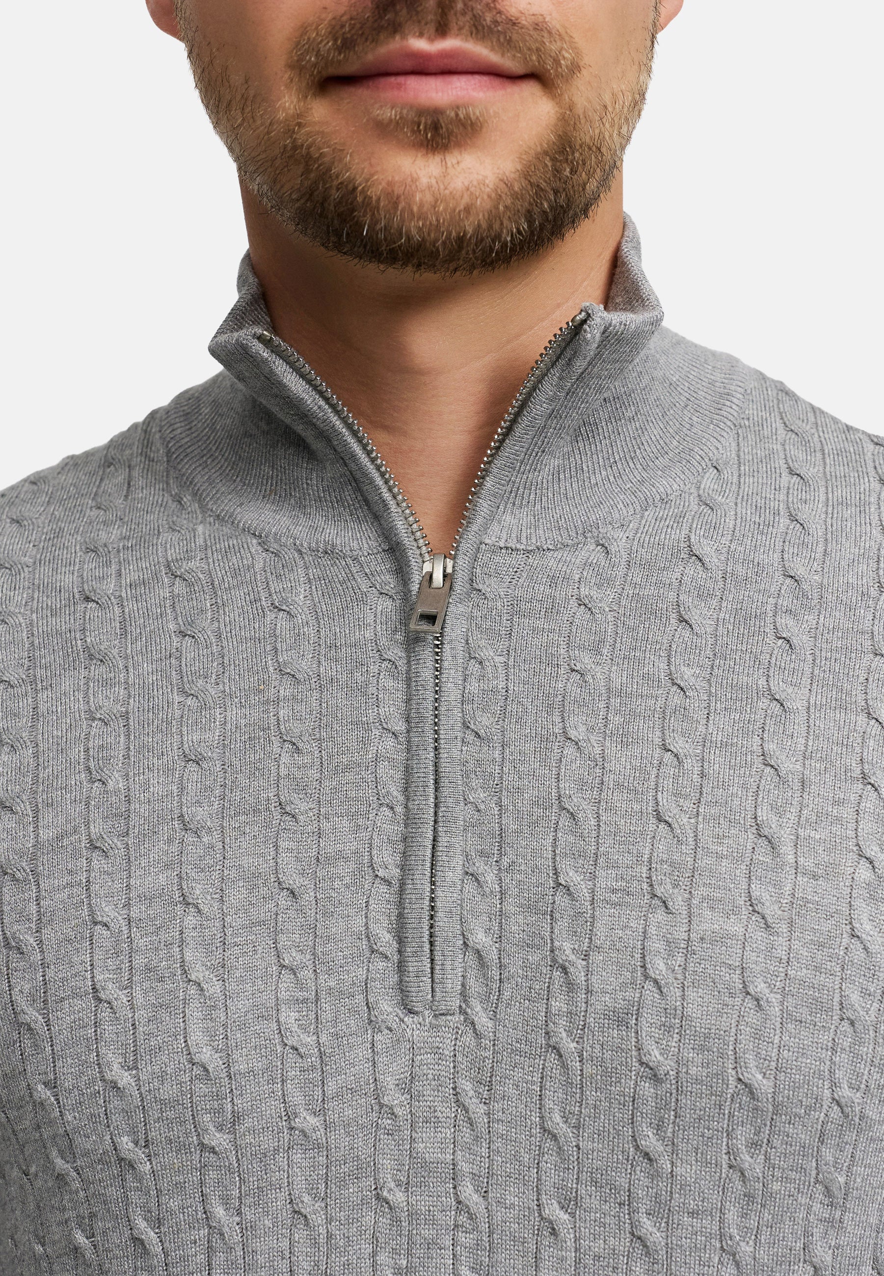 Strickpullover JFCamden half zip knit Produktbild