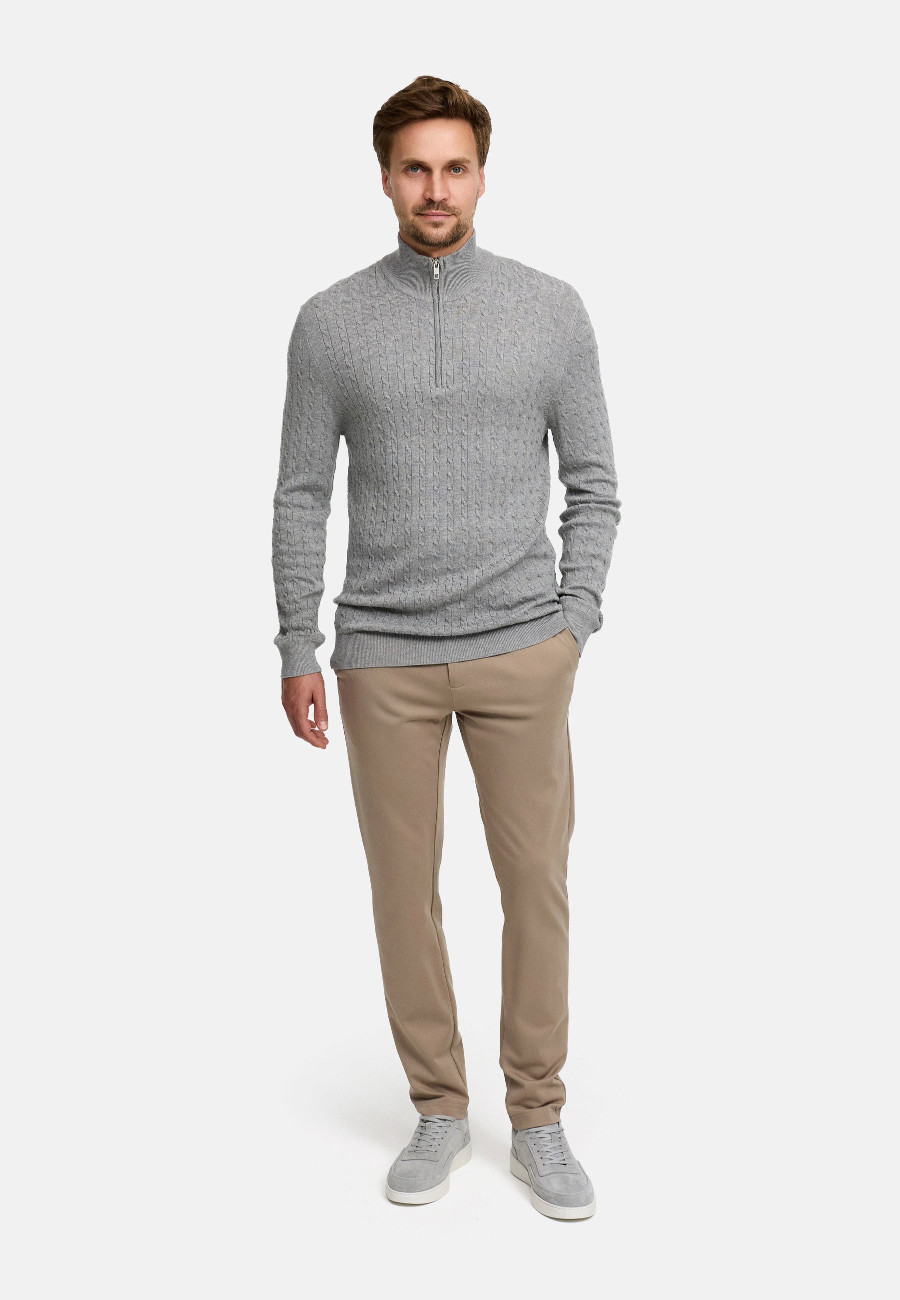 Strickpullover JFCamden half zip knit Produktbild
