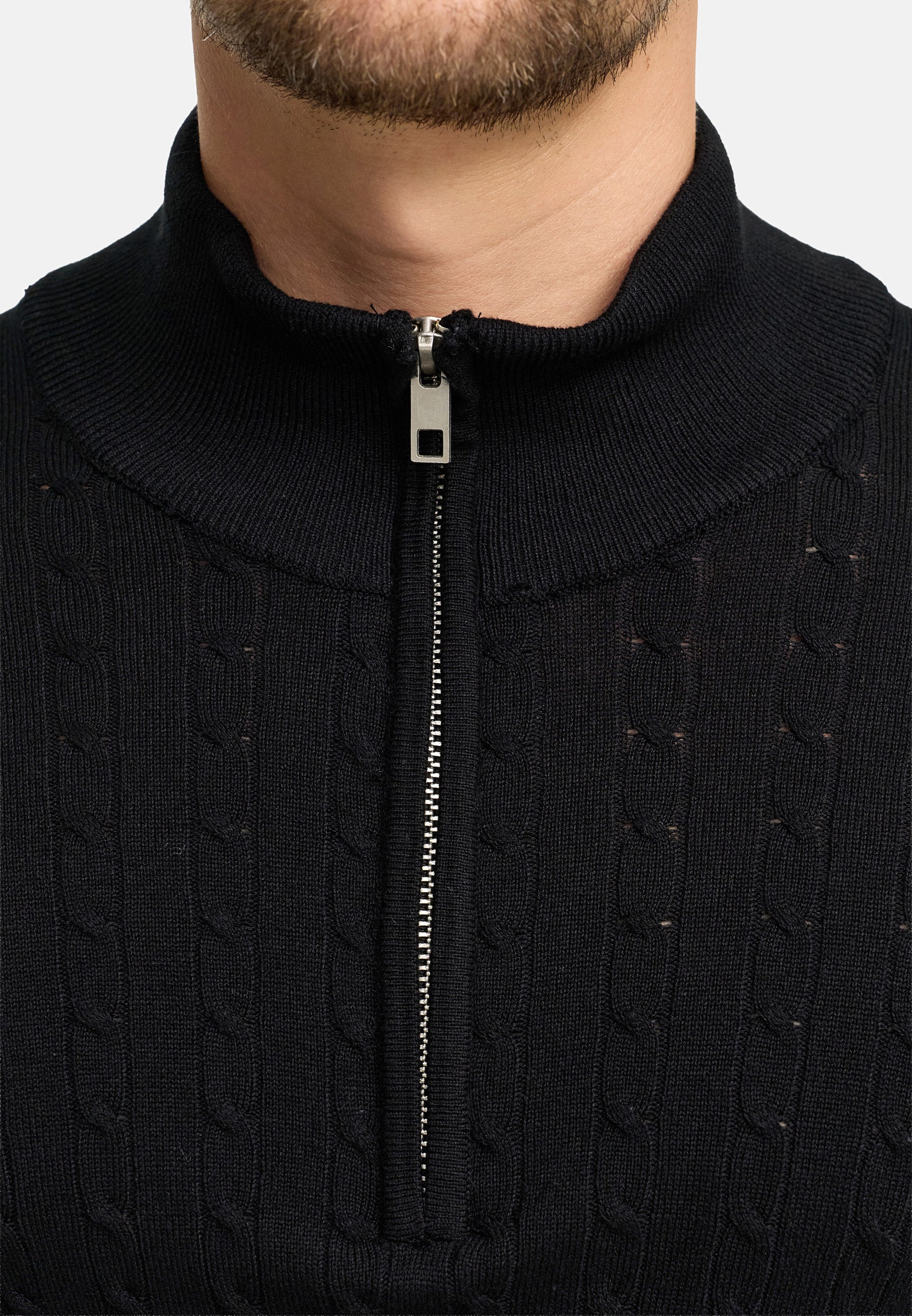 Strickpullover JFCamden half zip knit Produktbild