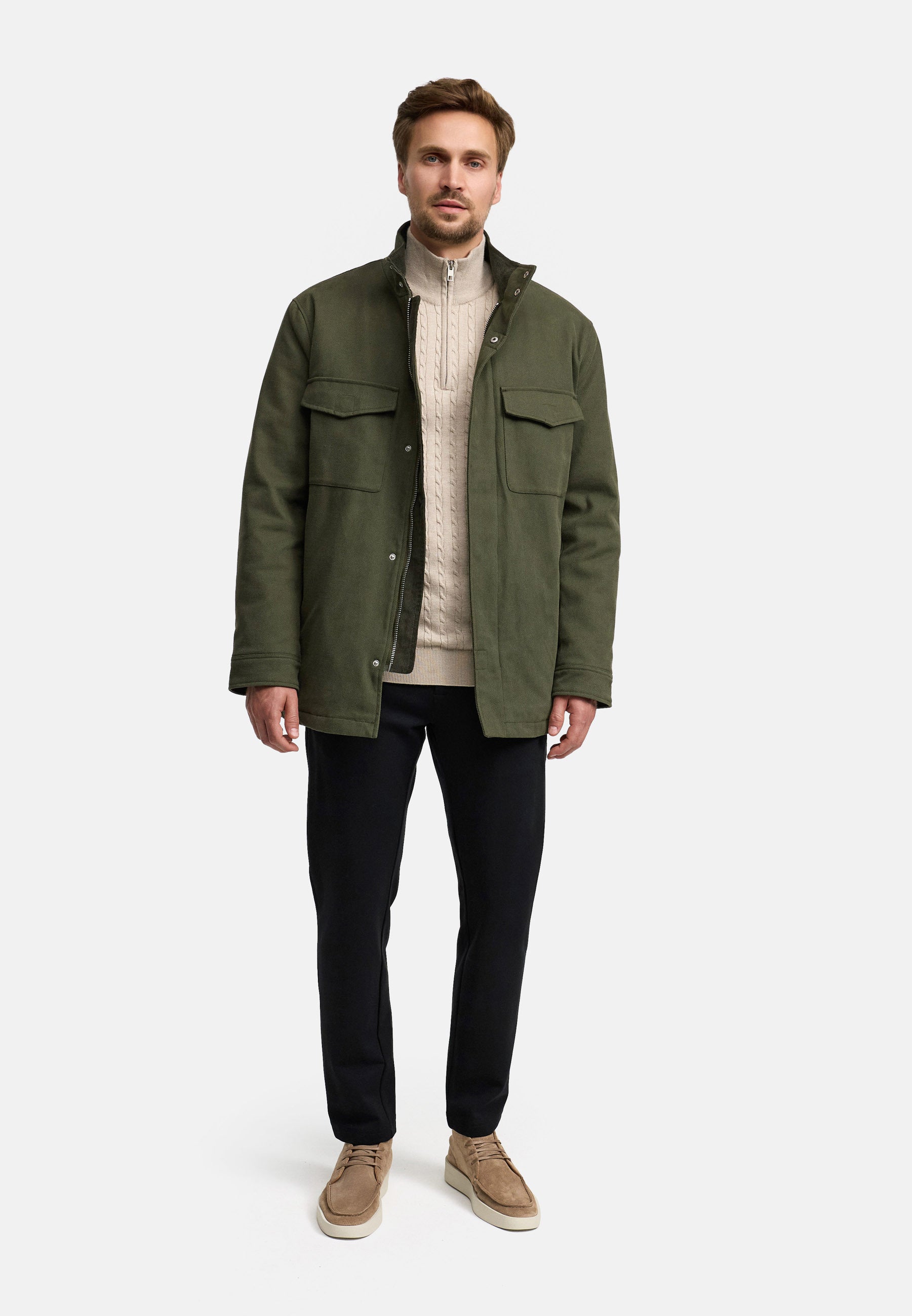 Mantel JFAntoine twill coat Produktbild