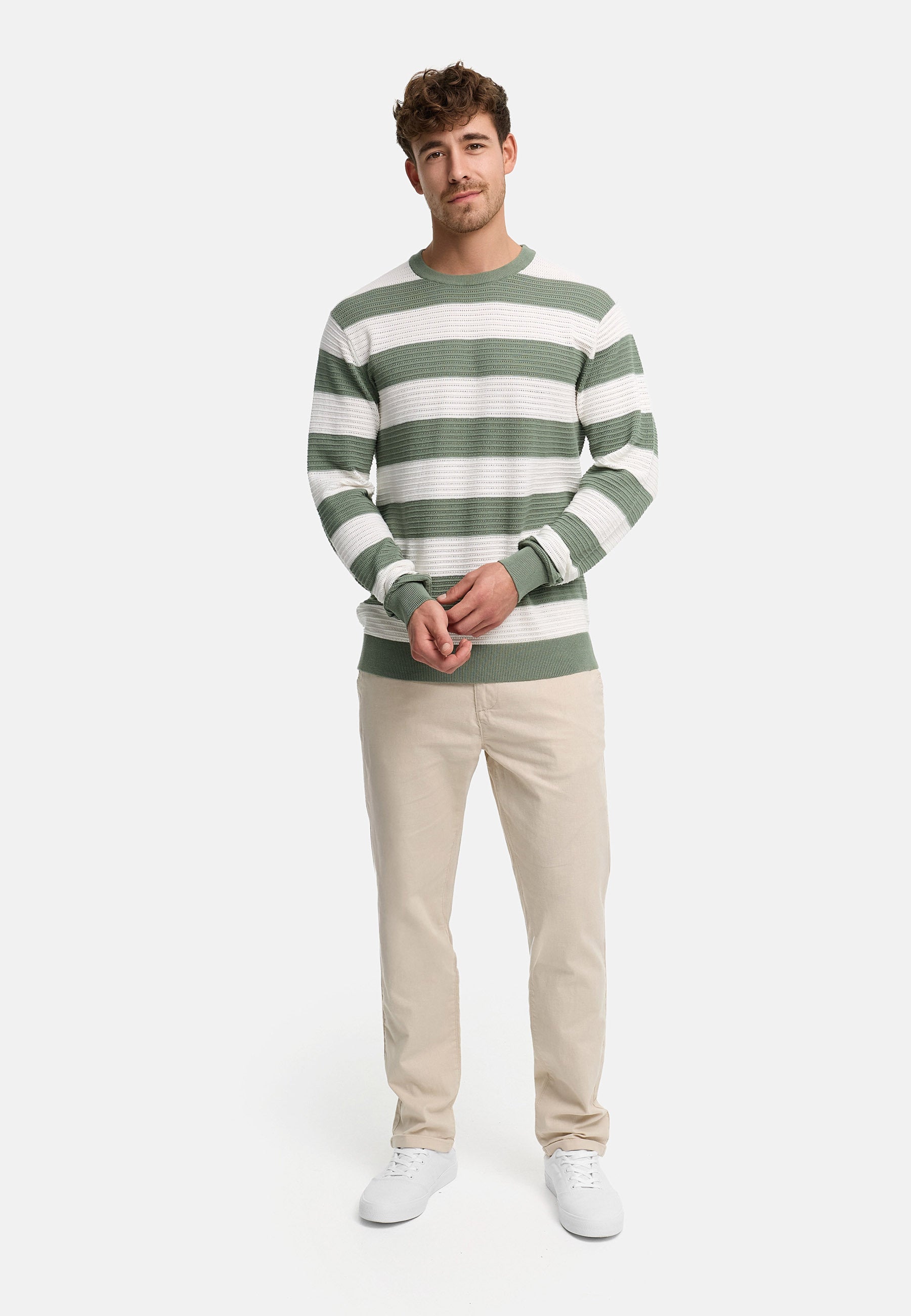 Strickpullover INTidsel O-neck Produktbild