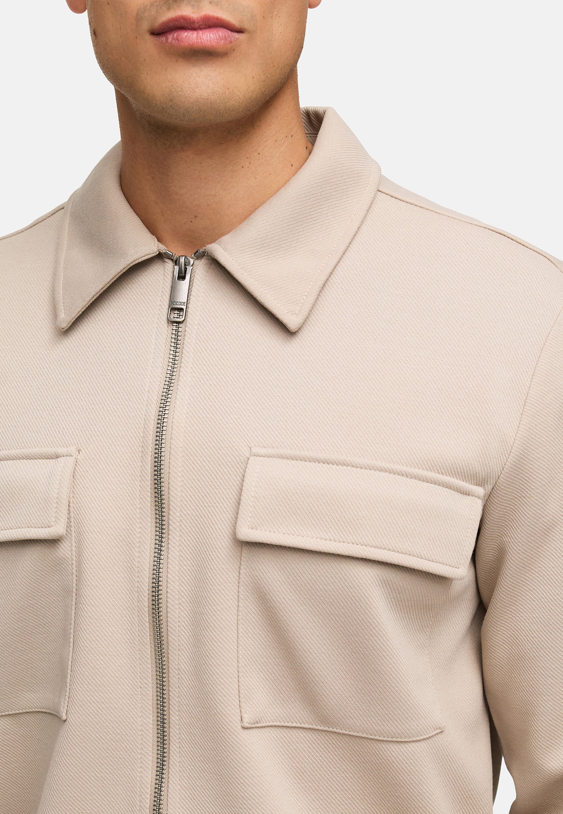 Hemd Langarm INNezzo Zip Shirt Produktbild