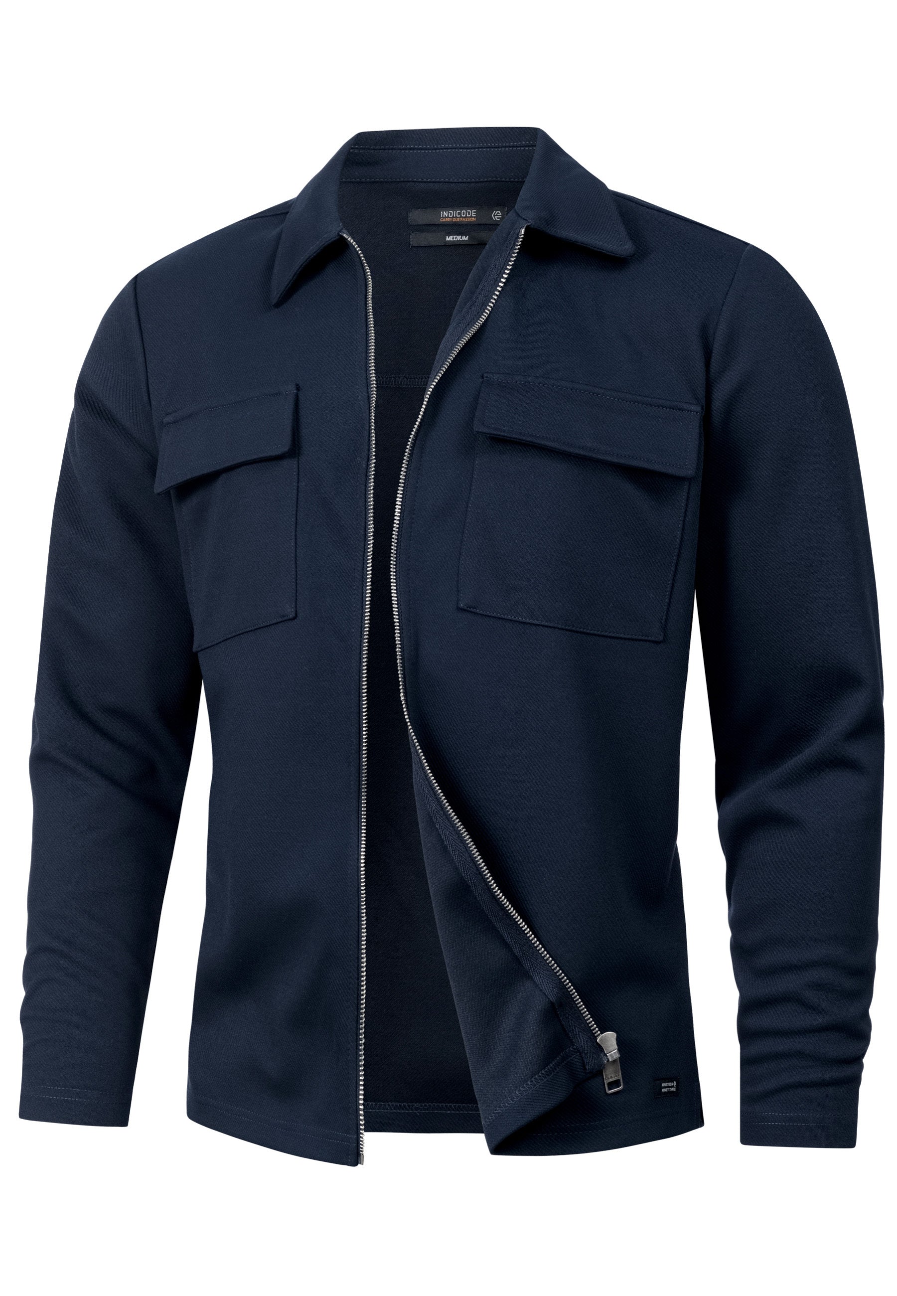 Hemd Langarm INNezzo Zip Shirt Produktbild