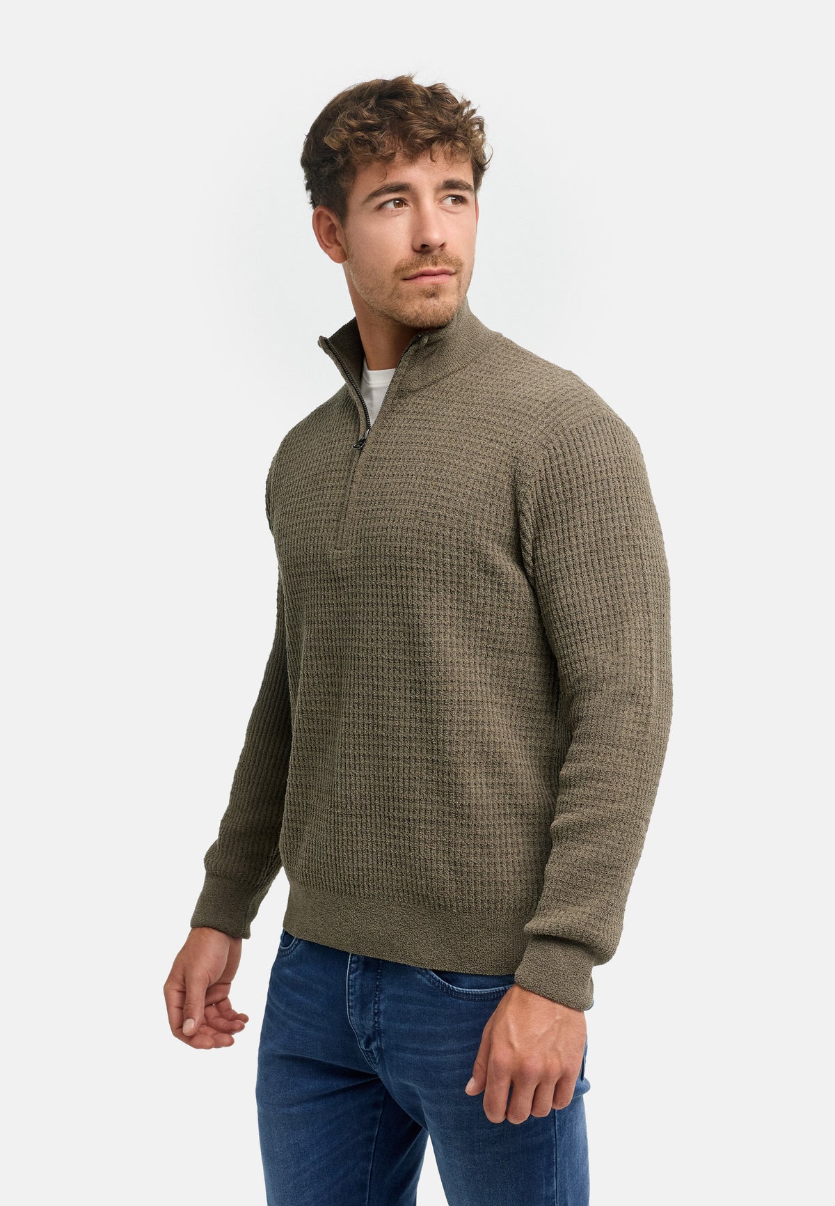 Strickpullover INNoris 1/2 Zip Produktbild