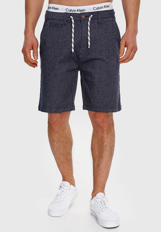 Indicode Men's Stephenson chino shorts with 5 pockets made of 98% cotton