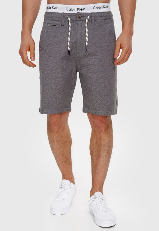 Indicode Men's Stephenson chino shorts with 5 pockets made of 98% cotton