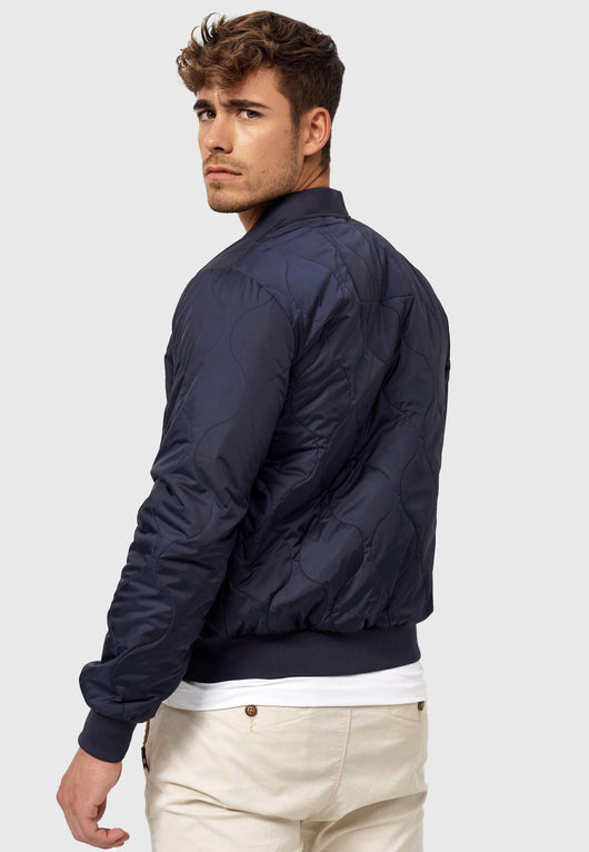 Indicode Men's Hickman Jacket with a stand-up collar and zip closure