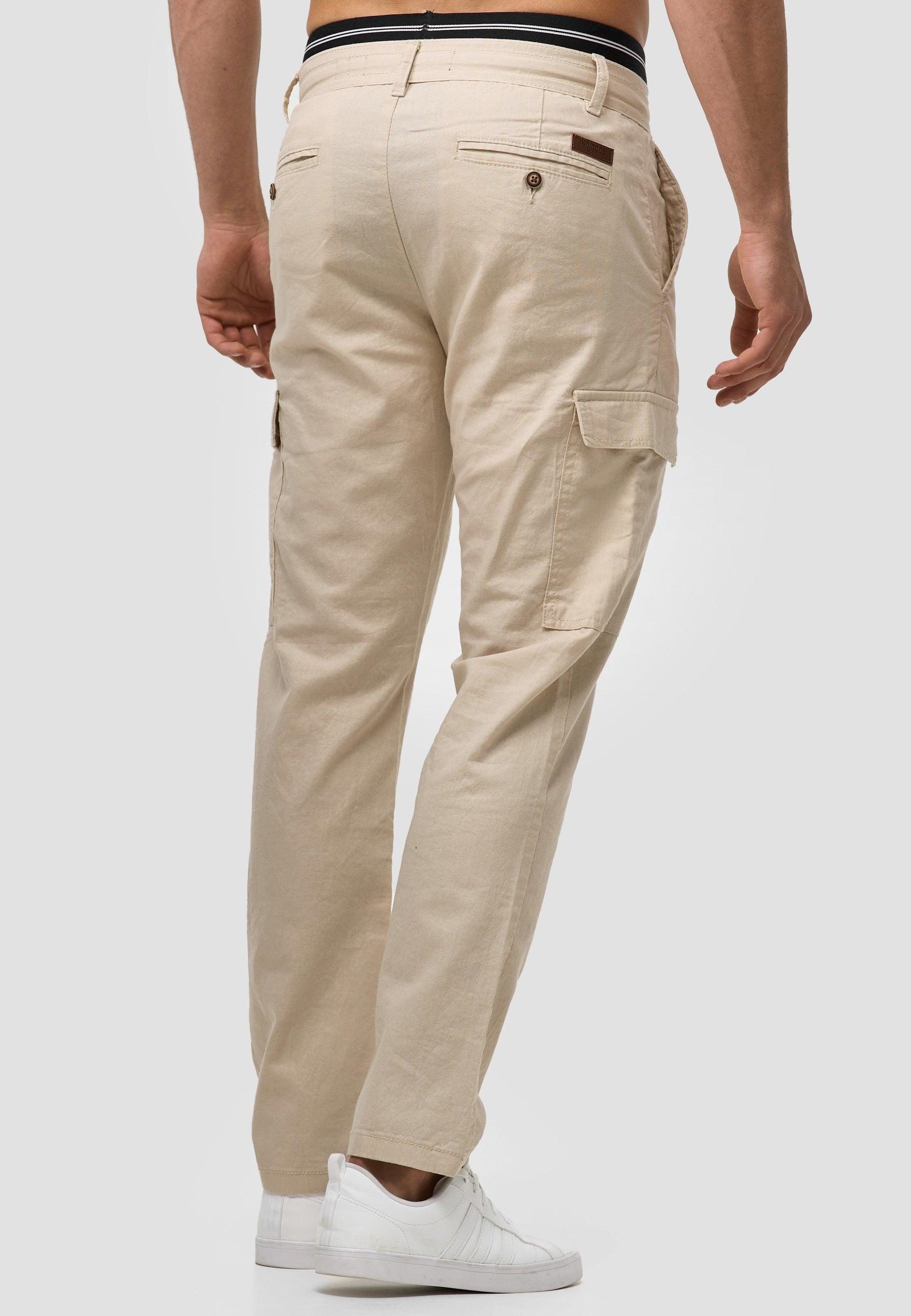 Leinenhose Cargo Leonardo Produktbild