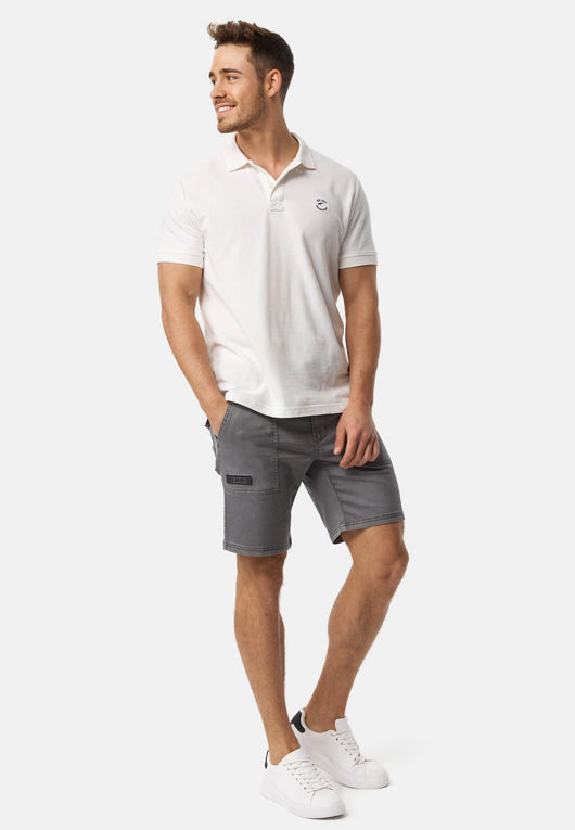 Indicode Herren INDiago Shorts mit 4 Taschen und Kordel aus 70% Baumwolle - INDICODE