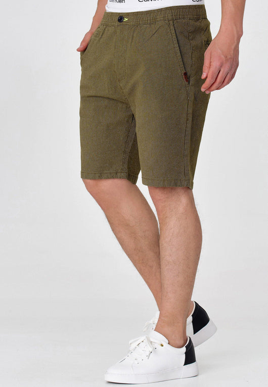 Indicode Men's Granby Shorts with 5 pockets made of 98% cotton