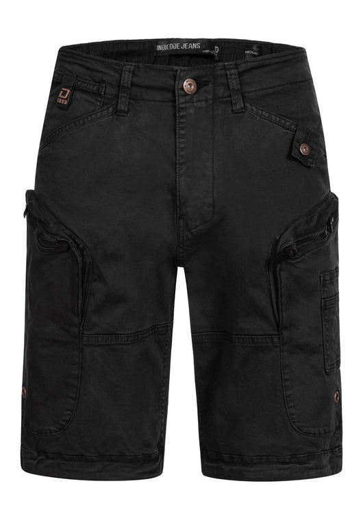 Indicode Men's Bosa Cargo Shorts with 7 pockets made of 98% cotton