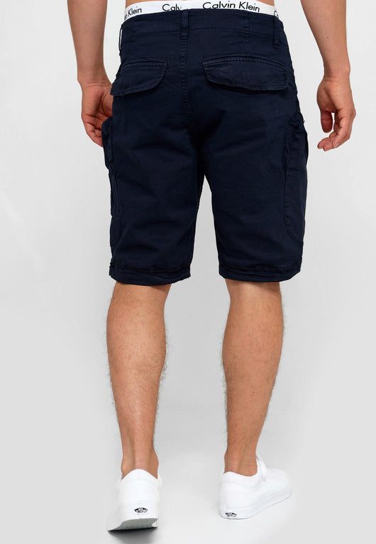 Indicode Herren Bosa Cargo Shorts mit 7 Taschen aus 98% Baumwolle