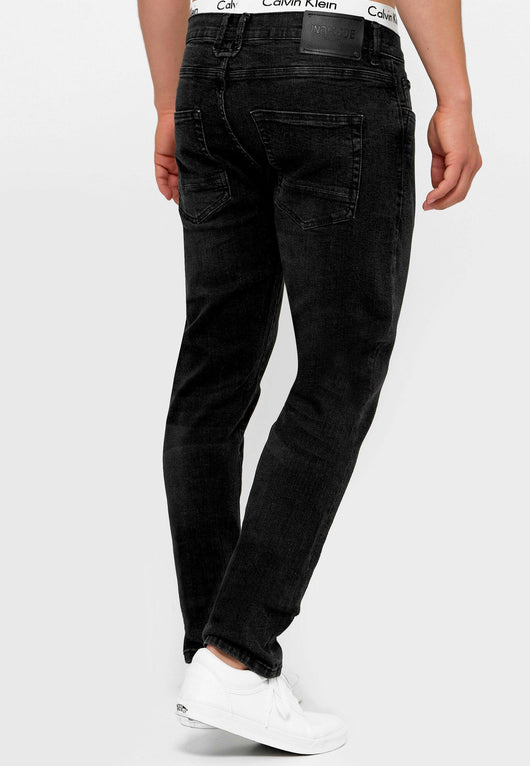 Indicode men's Finsburg jeans made from a cotton blend with stretch