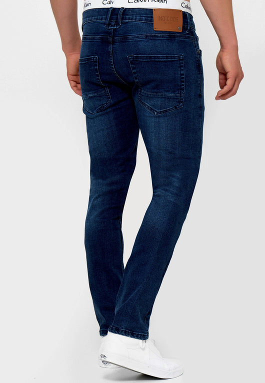 Indicode men's Finsburg jeans made from a cotton blend with stretch