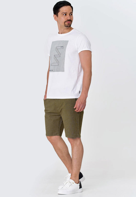 Indicode Men's Granby Shorts with 5 pockets made of 98% cotton